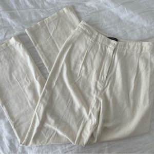 brandy linen wide leg pants